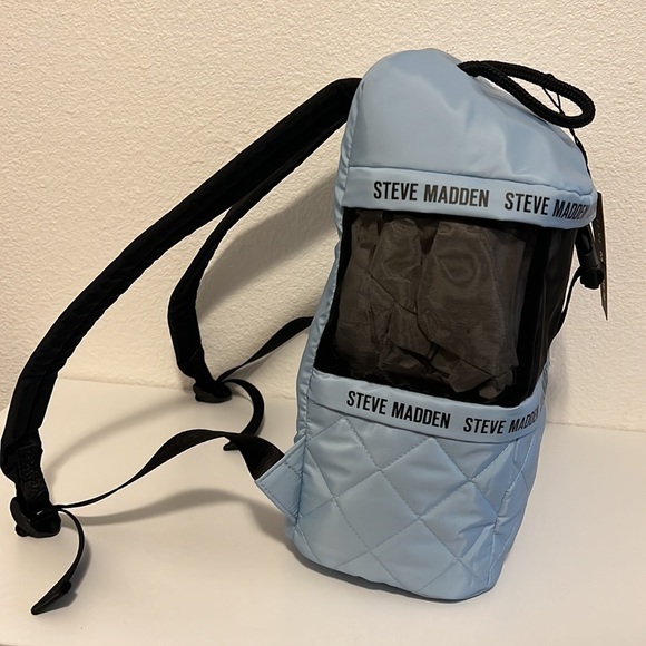 NWT Baby blue Steve Madden backpack. - Picture 2 of 3